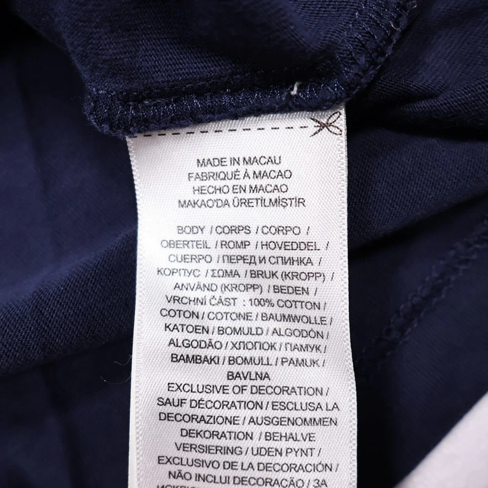 POLO RALPH LAUREN Men's M Navy Blue 1967 Graphic Cotton Classic Fit T-Shirt